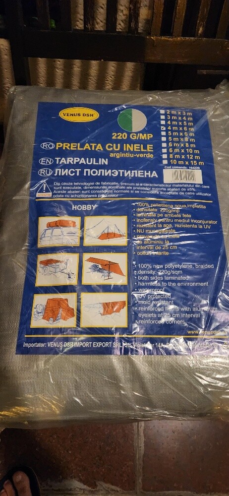 4*6m UV Shield Tarpaulin - 1