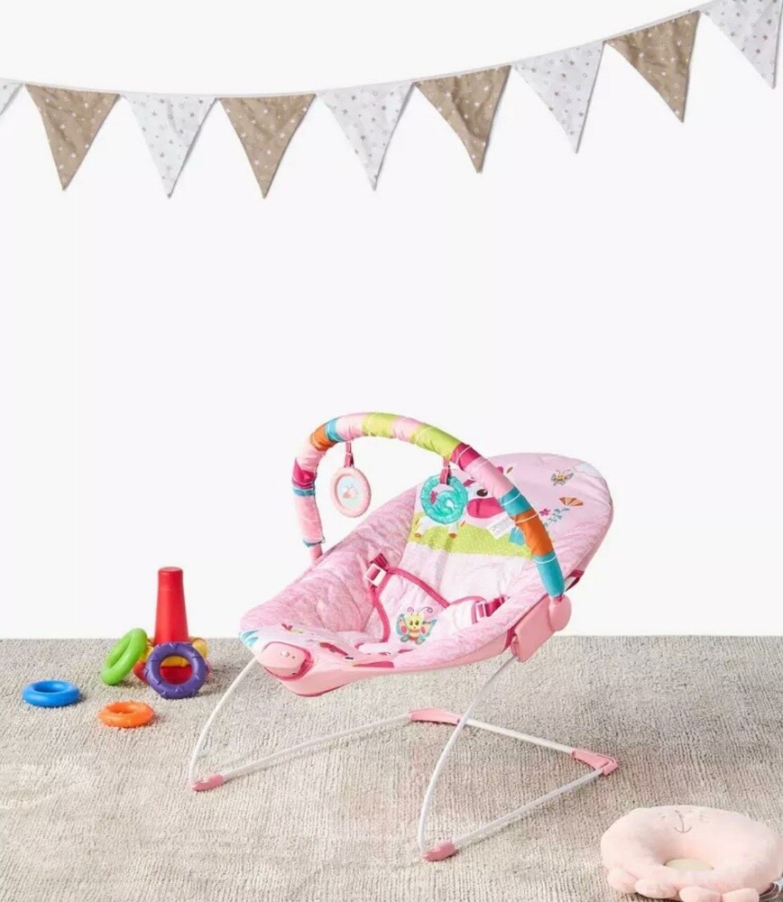 New Juniors Musical Baby Bouncer - 1