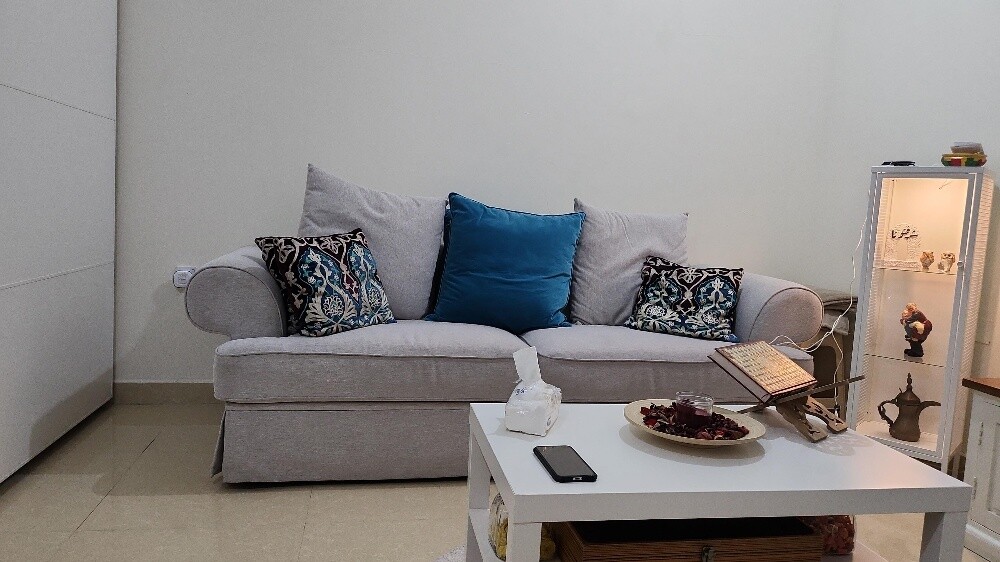 1 Three seater sofa - 1