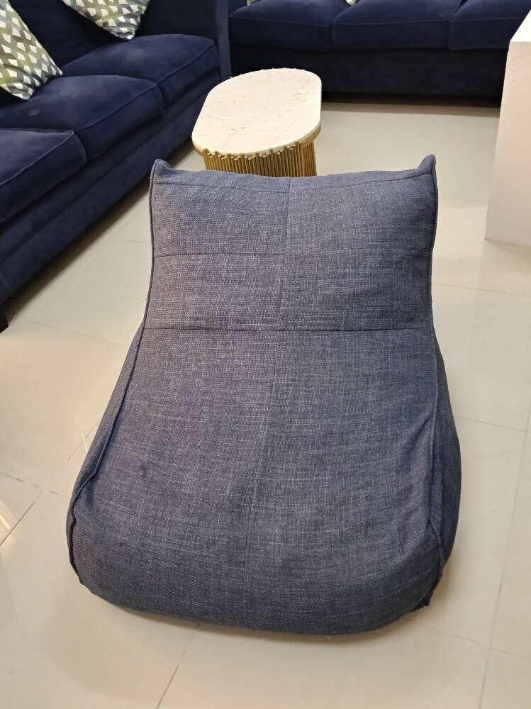 dark blue bean bag - 1