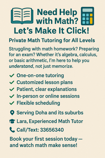 Mathematics female tutor - 1
