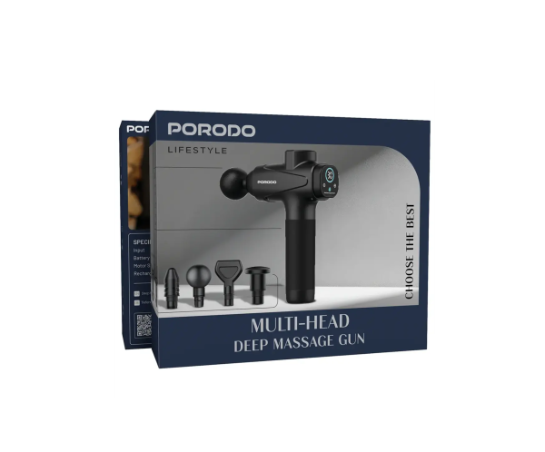 Porodo Multi-Head Deep Massage Gun - 9