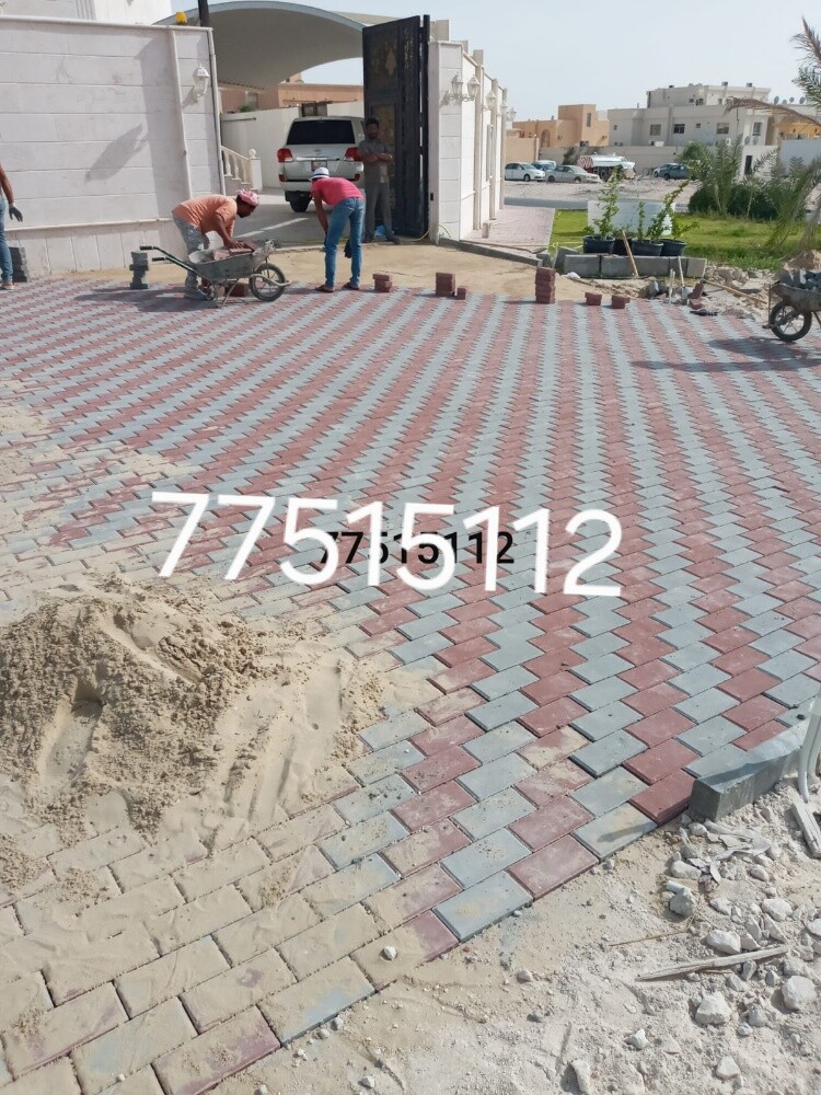 أعمال الانترلوك والزراعة - 2