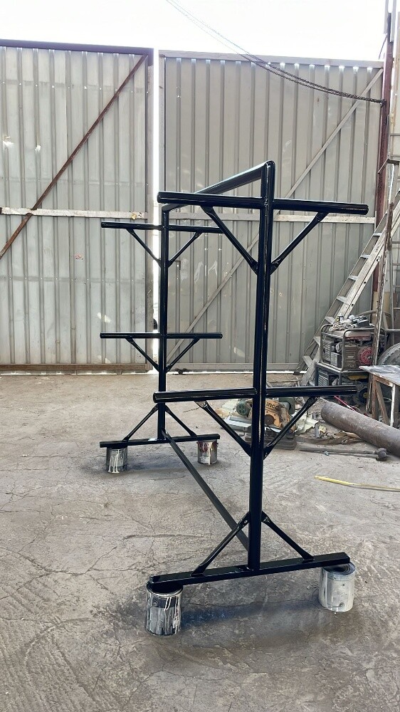 1Portable clothes drying rack with - 4