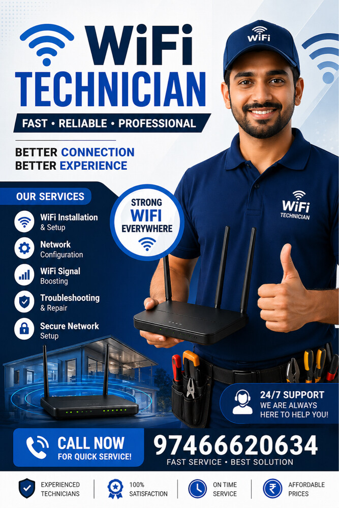 Technicians wifi internet - 1