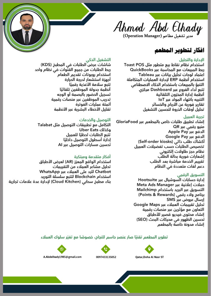 مدير مطعم  - 15