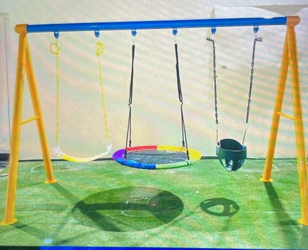 Swing slide combination playground - 19