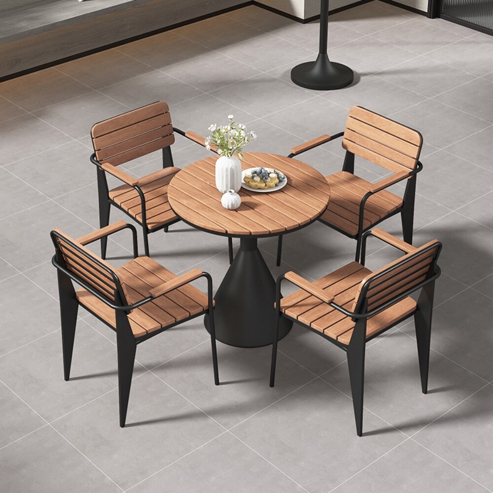 Outdoor wooden chair - 10