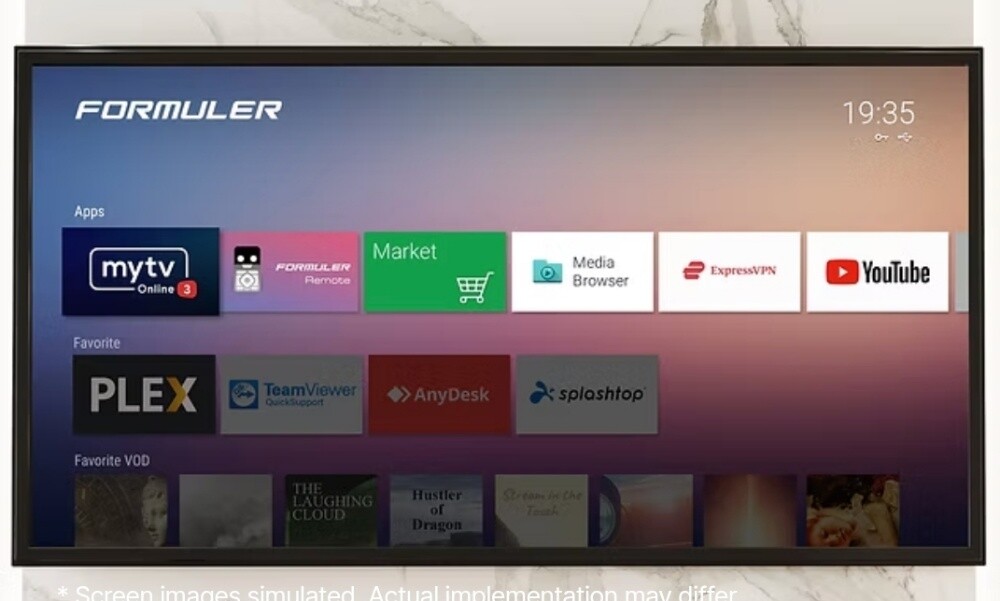 android tv box formuler Z - 1