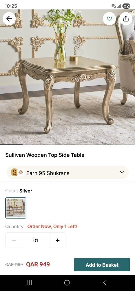2 wooden side table high quality - 1