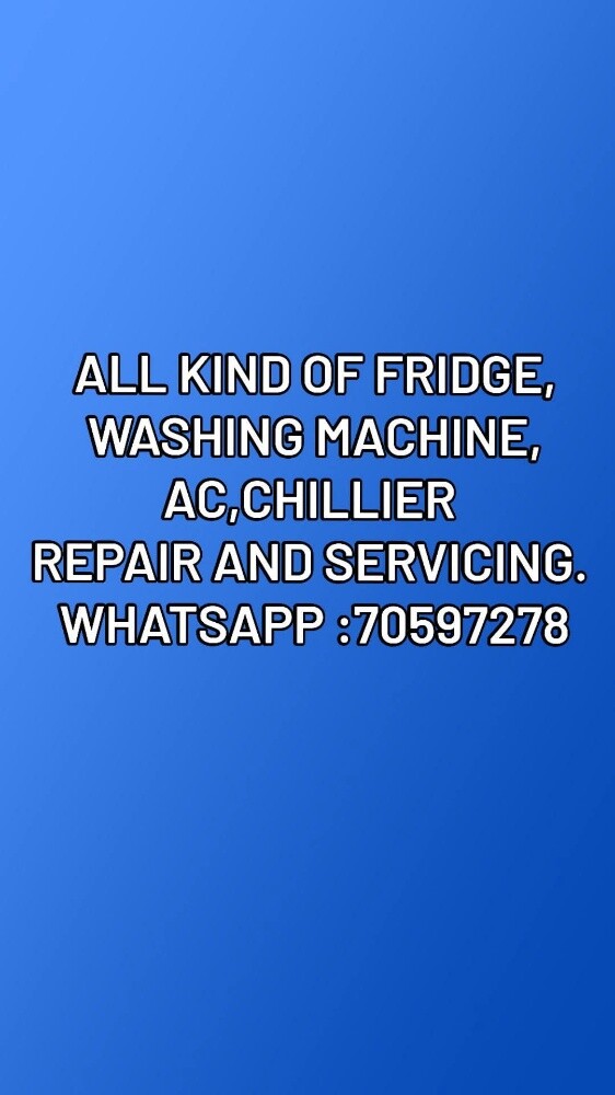 ac,washing machine, chillier - 1