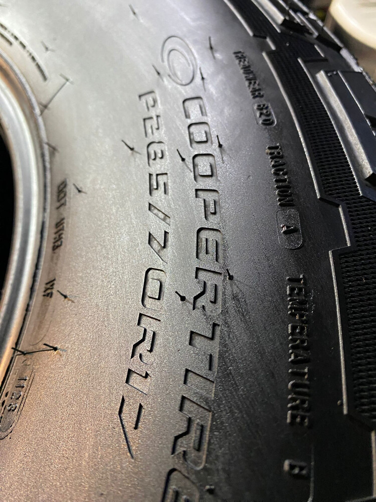 285/70/17" Copper brand - 4