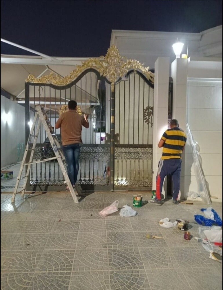 صبغ أبواب الحديد والخشب - 7