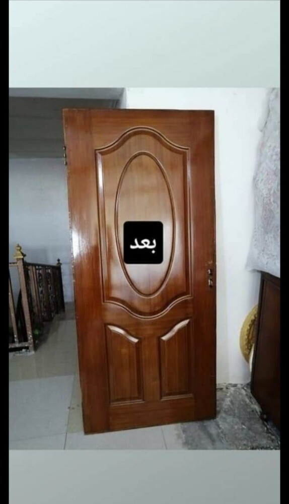 أعمال صبغ الأبواب الخشب والحديد - 5