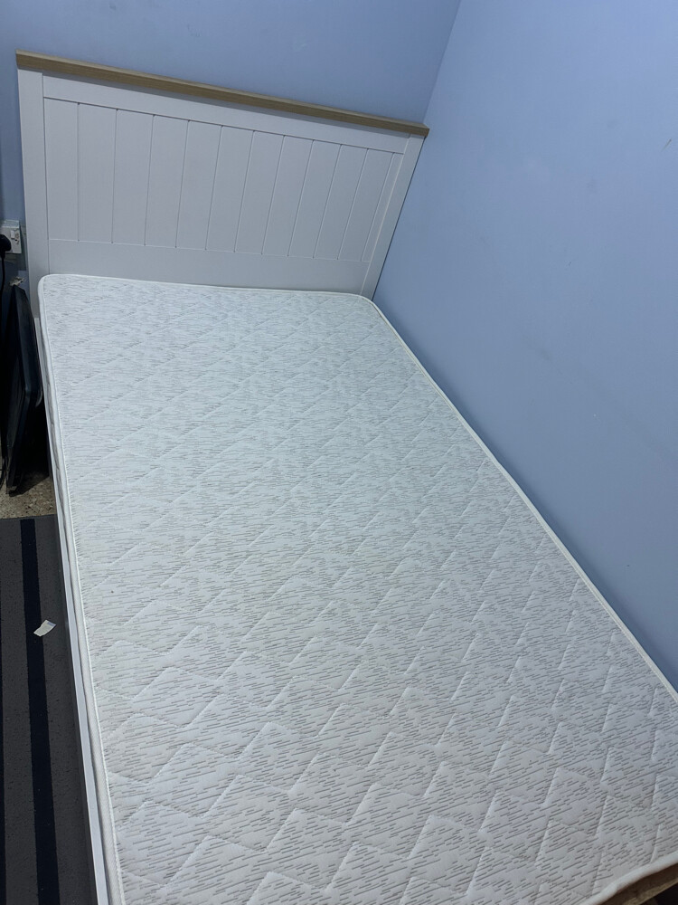 1 single bed 120@200 with mattress  - 3