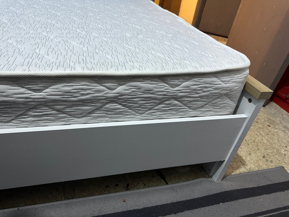 1 single bed 120@200 with mattress  - 1