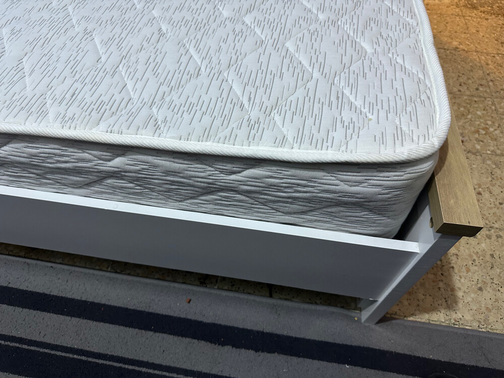 1 single bed 120@200 with mattress  - 5
