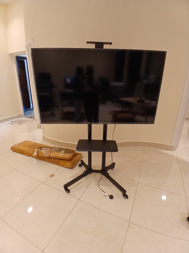 Mobile TV stand, TV cart with Mount - 2