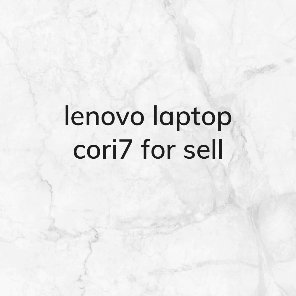 laptop lenovo thinkpad  core I7 - 1