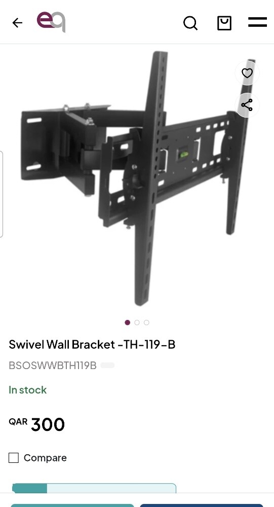 Tv 32" 65"boxes wall mount rotatabl - 2