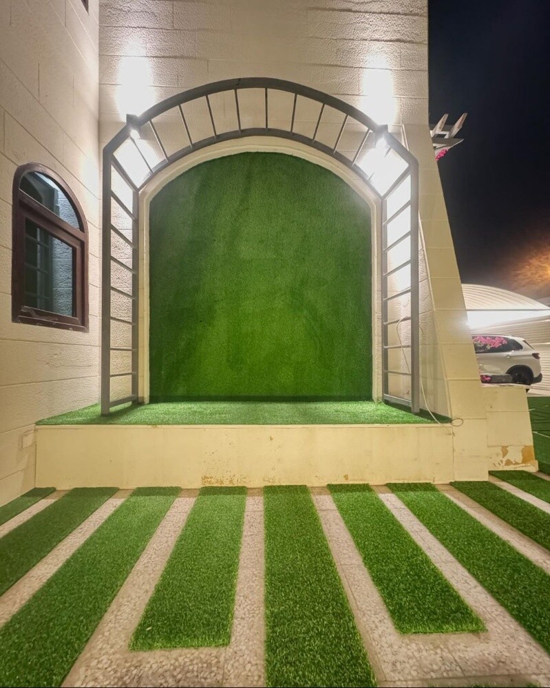 سجاد من العشب الصناعي لتزيين المن - 7