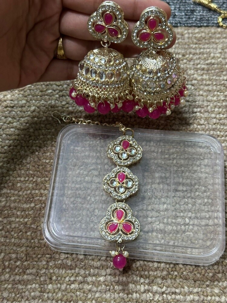 SHAREE with matching JEWELARY - 5