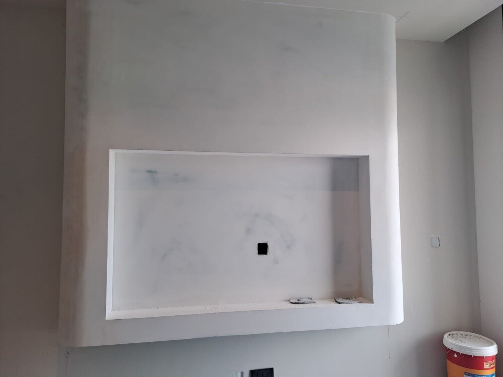 Painting and gypsum bord partition - 5