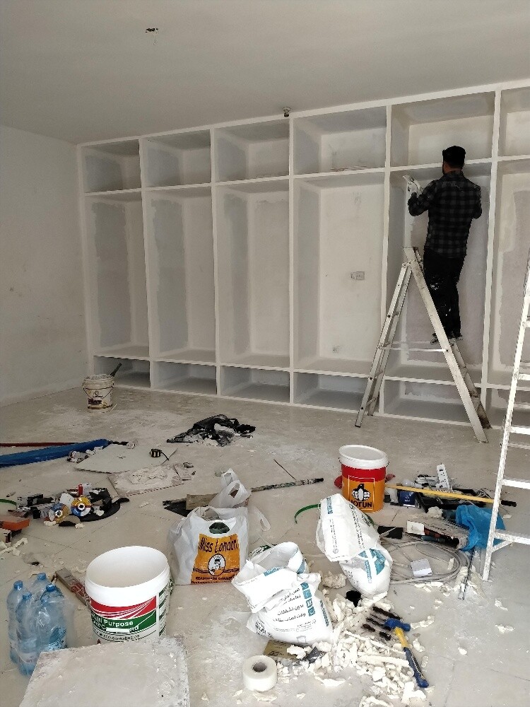 Painting and gypsum bord partition - 7