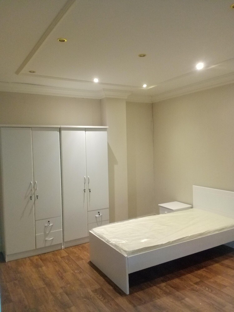 new wooden single bedroom set - 5