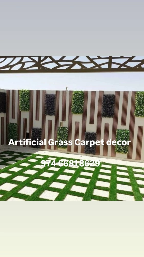 Artificial Grass Carpet and decor - 3