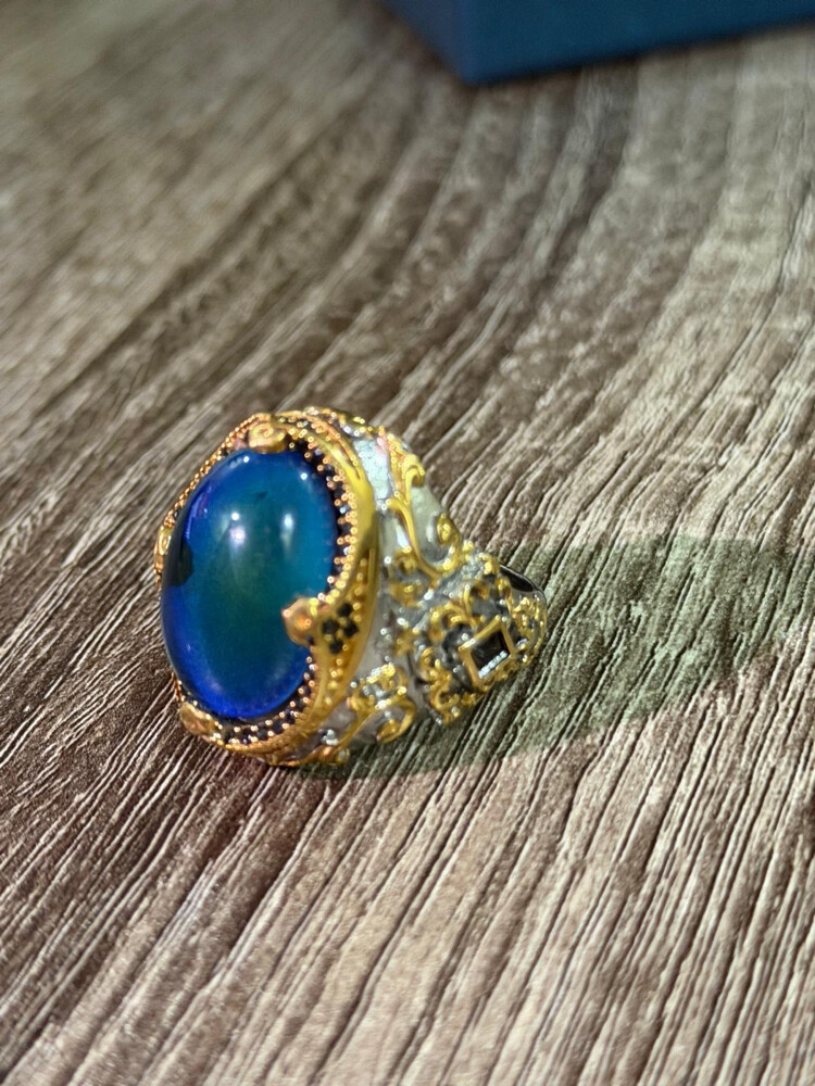 silver mazaj ring - 1