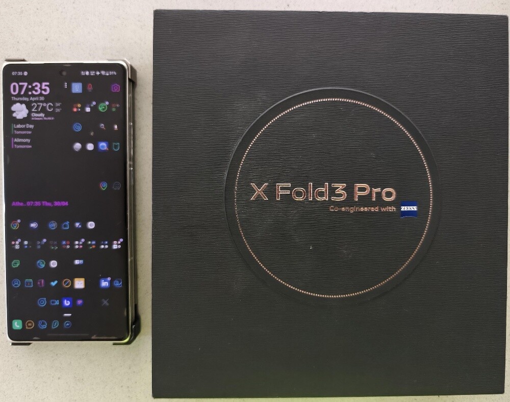 Vivo X Fold 3 Pro V2330, 512GB/16GB - 4