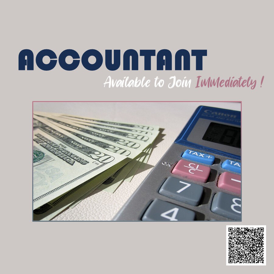 Accountant – Available Immediately - 1