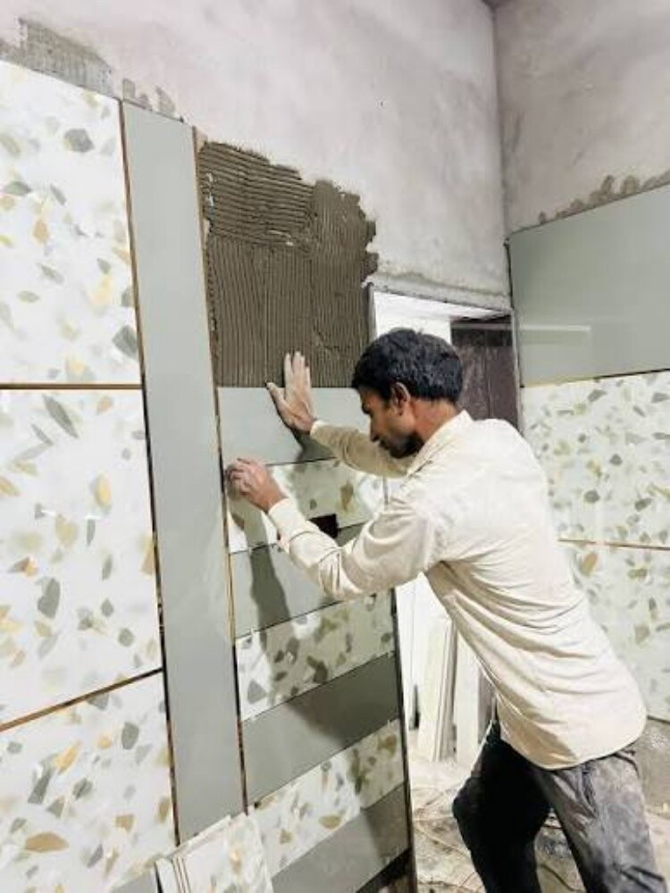 Tiles and marble fixing work - 6
