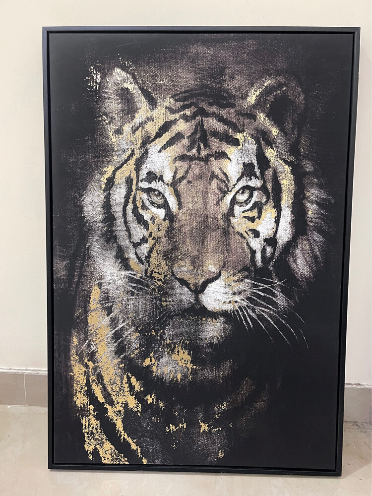 Wall Lion Painting - 1