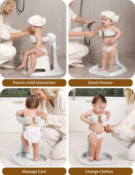 BONBAY Foldable Baby Bath Stand - 3