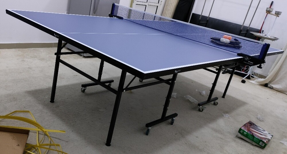 tennis table with racket and ball - 3
