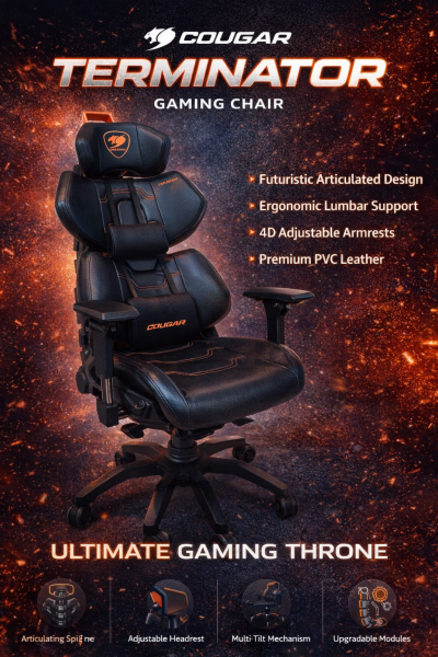 Cougar Terminator Gaming Chair - 4