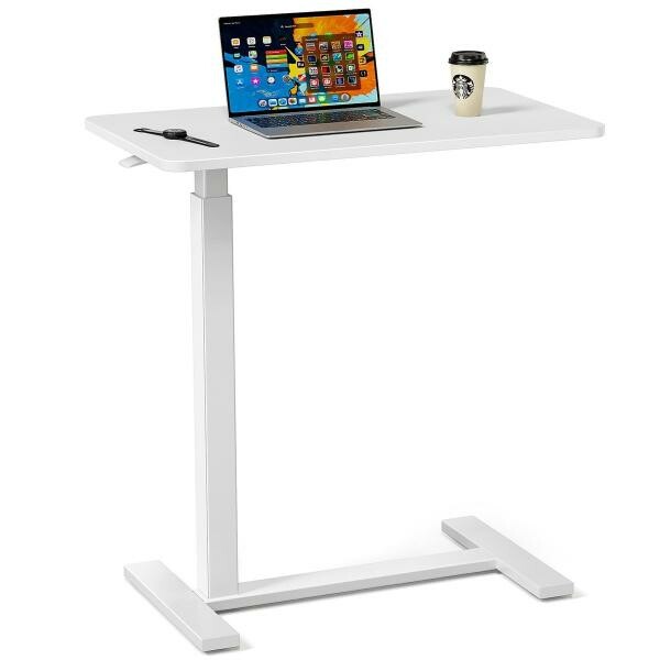Adjustable Overbed Bedside Table - 2