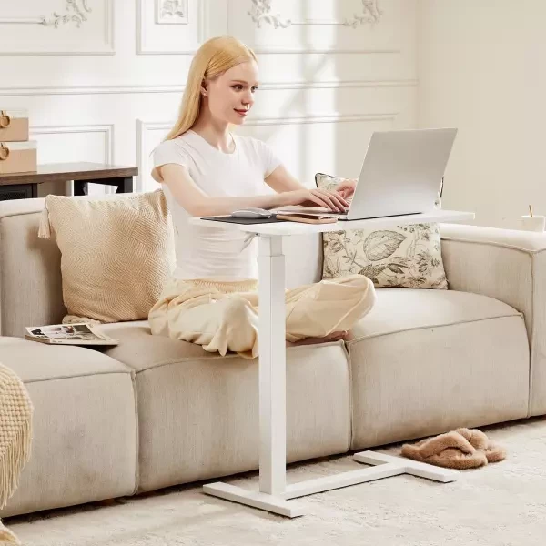 Adjustable Overbed Bedside Table - 1