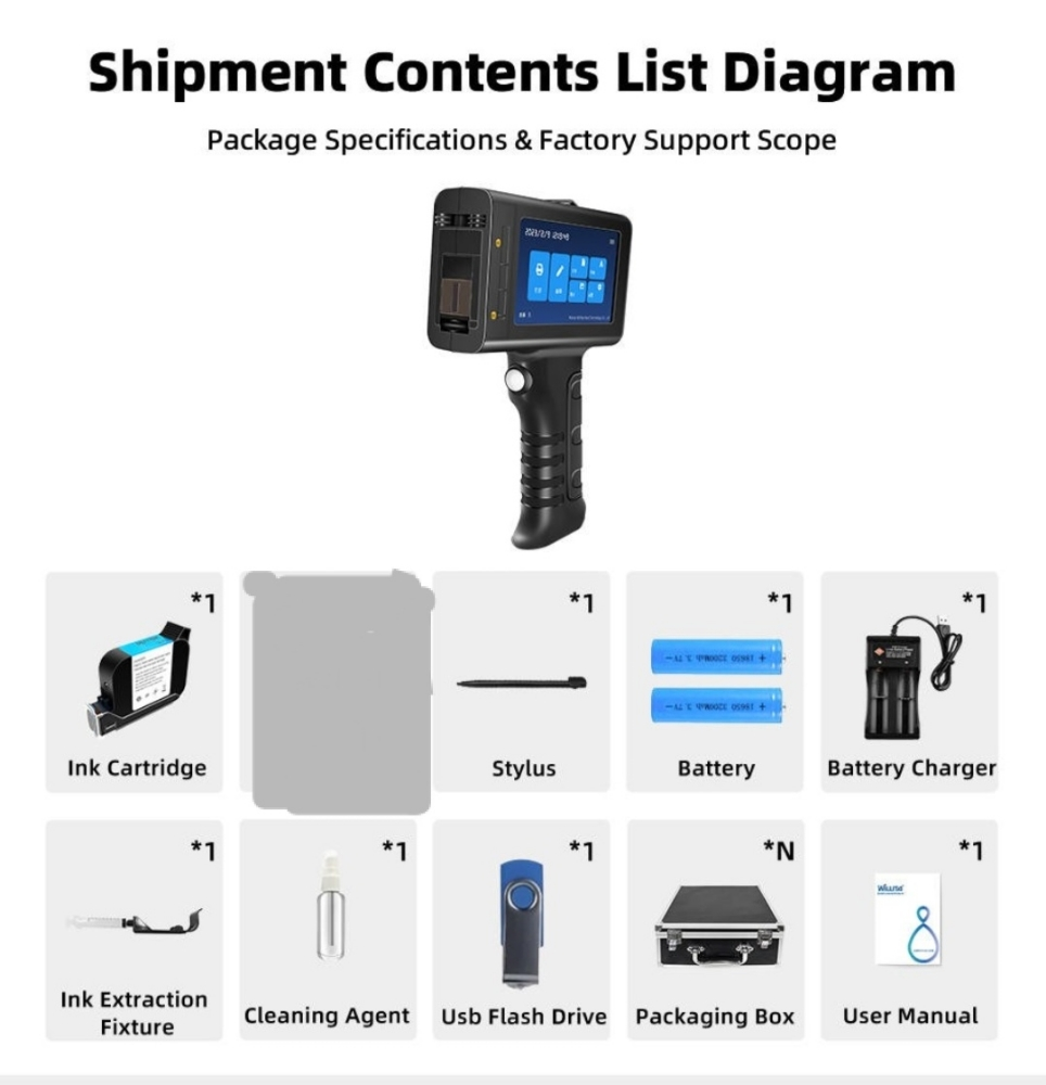 12.5 mm Handheld portable Inkjet - 5