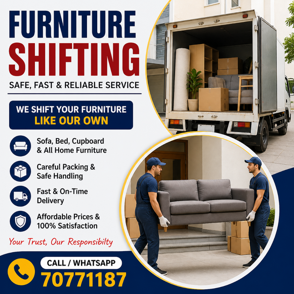 Furniture Moving / Shifting Service - 1