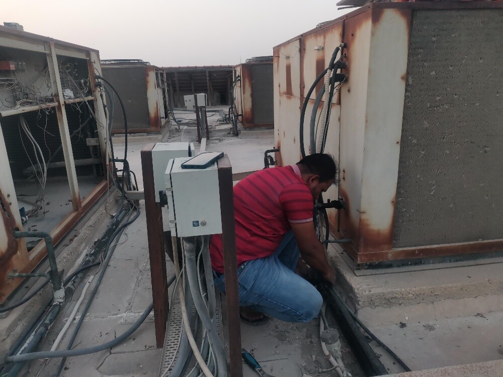 Duct Split Central Package Repair - 3