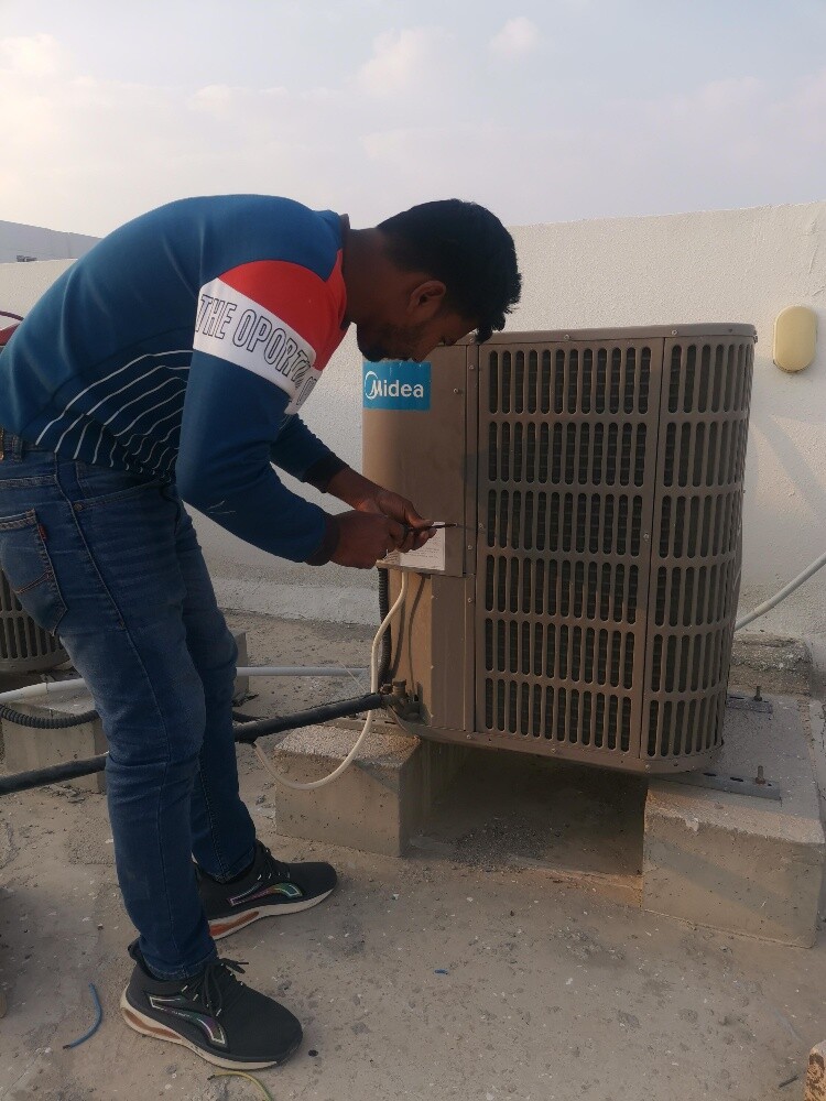 Duct Split Central Package Repair - 10