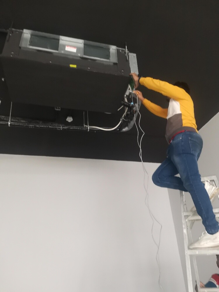 Duct Split Central Package Repair - 1