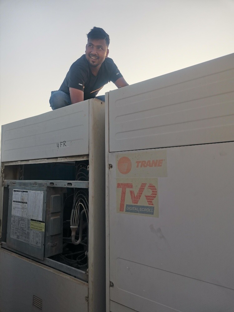 Duct Split Central Package Repair - 8
