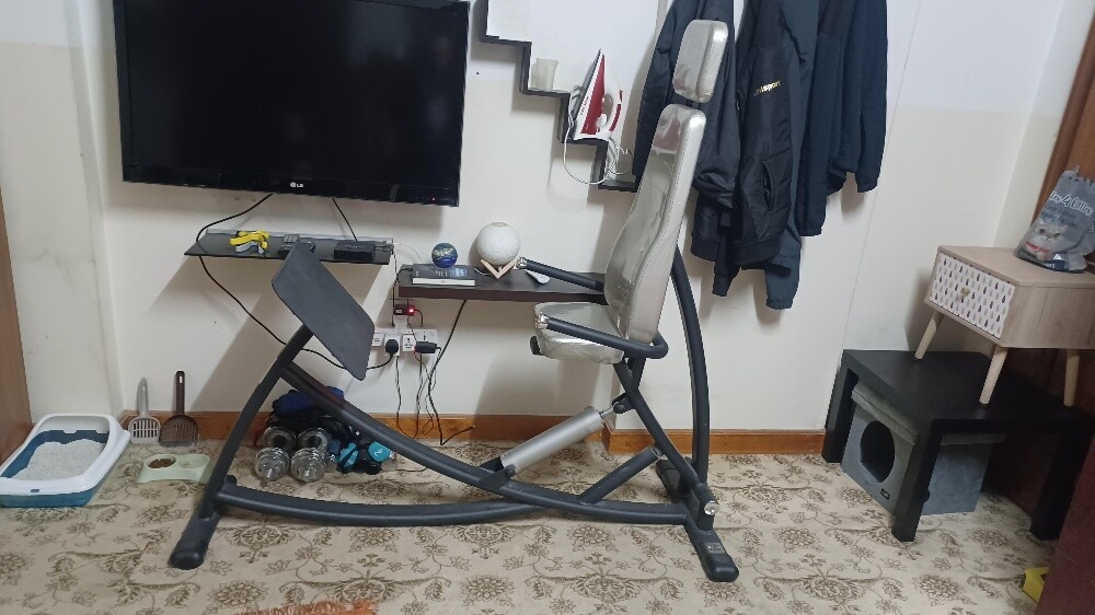 Back and leg exercise machine - 2