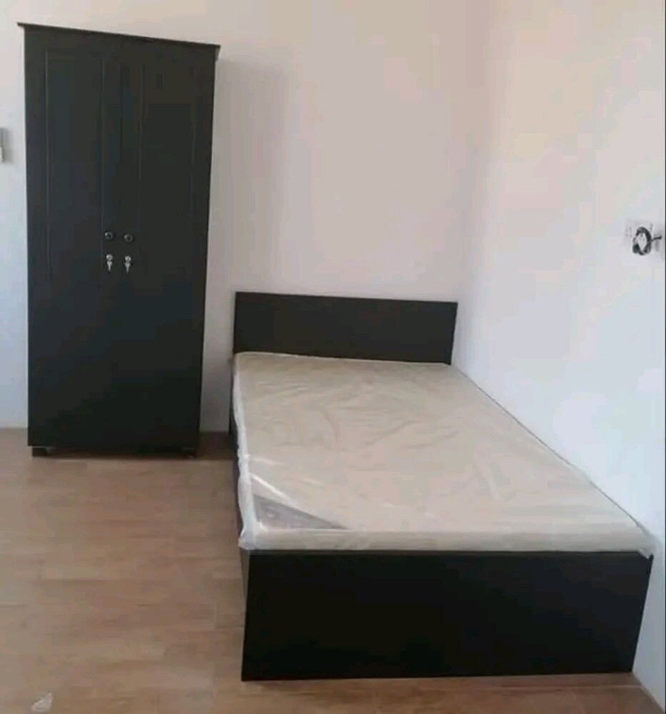 new wooden single bedroom set - 5
