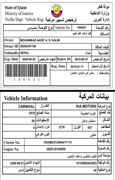 KIA Carnival 2019 Model (33043755) - 5