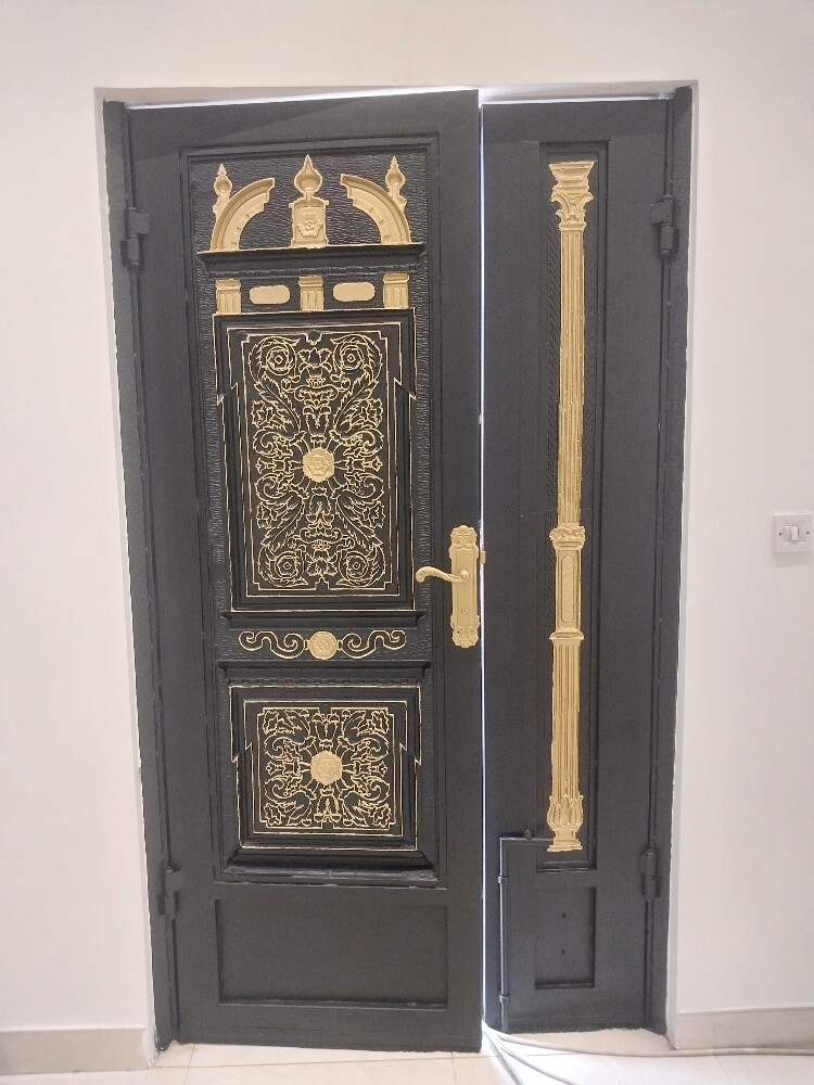 صبغ باب حديد - 6
